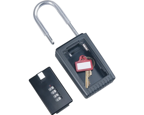 Schlüsselsafe mit Zahlencode und Schlüssel