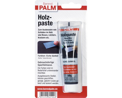 Barend PALM Holzpaste eiche dunkel 50 g Barend Palm Holzpaste zum Ausbessern von Holzschäden