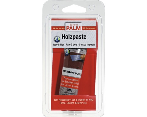 Holzpaste in Tube, Mahagoni dunkel, 50 Gramm