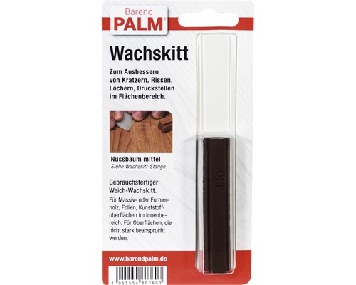 Barend Palm Wachskitt Nussbaum zur Ausbesserung von Kratzern und Rissen