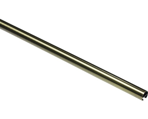 Gardinenstange mit Innenlauf I Memphis messing-optik antik 160 cm Ø 16 mm Metallschienenprofil