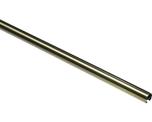 Gardinenstange mit Innenlauf I Memphis messing-optik antik 240 cm Ø 16 mm Metallprofil für Bauprojekte