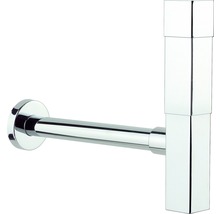 Siphon aus Metall in eckiger Bauform