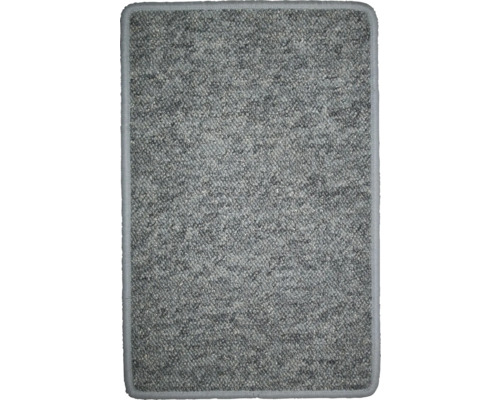 Grauer Teppich mit Umrandung