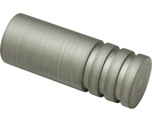 Endstück Zylinder für Kira silber Ø 19 mm 2 Stk.