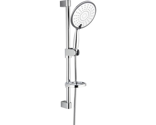 AVITAL Brausegarnitur ENTELLA Brausestangenlänge 60 cm chrom inkl. Seifenschale Brausestangenset mit Handbrause und Ablage