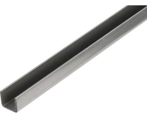 U-Profil Stahl 20x20x1,5 mm, 2 m U-Profil Stahl 20x20x1,5 mm, 2 m