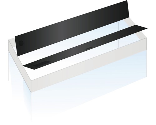 Aquariumabdeckung mit Futterklappe und Kabeleinführung