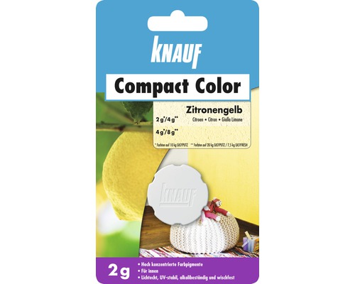 Knauf Compact Color Zitronengelb 2 g