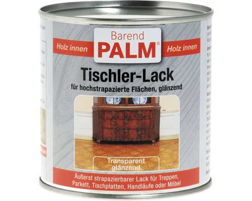 Tischlerlack Parkettlack Barend Palm glänzend 375 ml