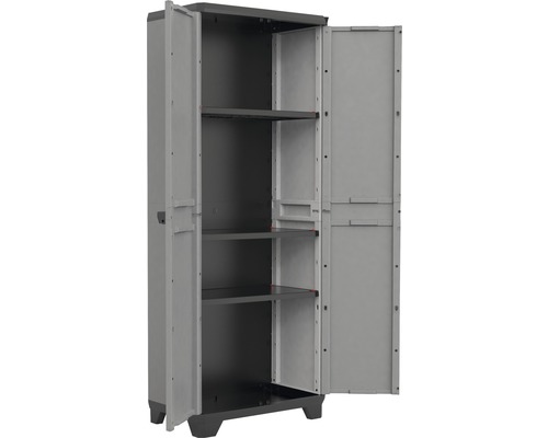 Offener Kunststoff Mehrzweckschrank mit Regalböden