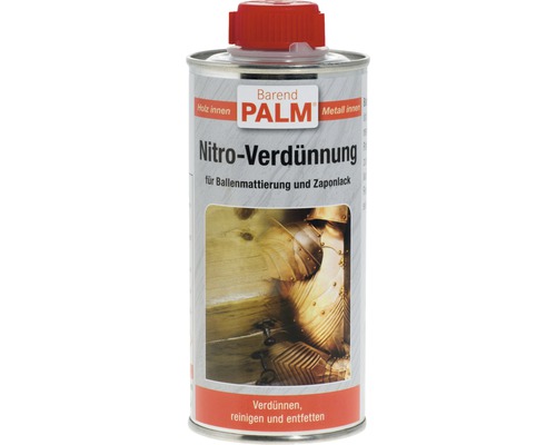 Barend PALM Nitroverdünnung & Werkzeugreiniger 250 ml Barend Palm Nitro-Verdünnung für Holz und Metall Innen