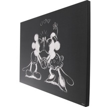 Leinwanddruck mit Mickey und Minnie Maus Motiv