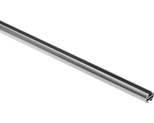 Gardinenstange mit Innenlauf II Valence edelstahl 200 cm Ø 16 mm