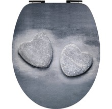 WC-Sitz form & style Stone Heart mit Absenkautomatik-thumb-0