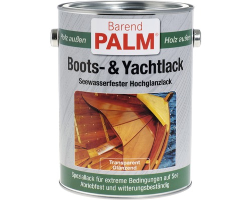 Bootslack Yachtlack Barend Palm transparent 750 ml