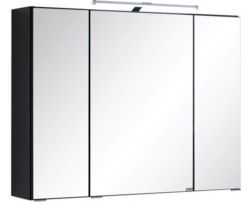 Spiegelschrank Held Möbel 80 x 20 x 66 cm dunkelgrau | HORNBACH
