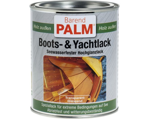 Bootslack Yachtlack Barend Palm transparent 2,5 l