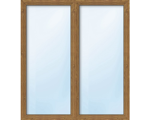 Balkontür Kunststoff 2-flg. ARON Basic weiß/golden oak 1500x1900 mm