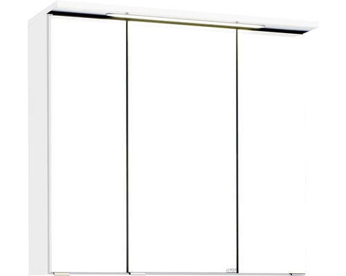 Spiegelschrank Held Möbel 70 x 20 x 66 cm weiß 3-türig