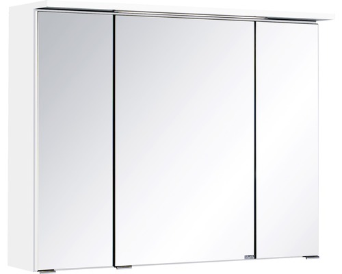 HORNBACH Möbel x 20 cm 3-türig Held weiß 66 80 Spiegelschrank | x