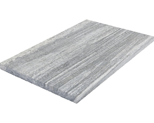 FLAIRSTONE Naturstein Terrassenplatte Gneis Arctic grau 60 cm x 40 cm x 3 cm Graue Terrassenplatte mit natürlicher Steinoptik