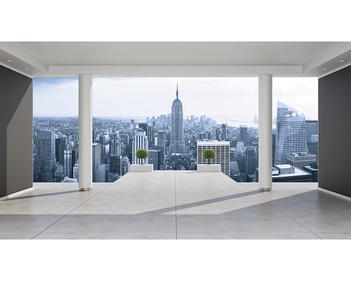 Fototapete Papier 1323 P8 New York City Skyline 4-tlg. 368 x 254 cm
