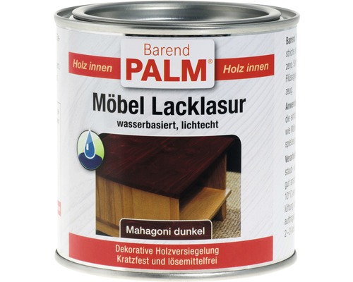 Möbellacklasur Barend Palm mahagoni dunkel 375 ml-0