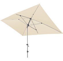 Sonnenschirm Kurbelschirm Mittelstockschirm Doppler Polyester 180 g/m² natur