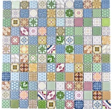 Keramikmosaik CG Retro bunt 30x30 cm
