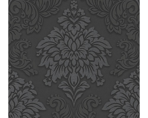 Vliestapete 36898-4 Metropolitan Stories Damask schwarz silber