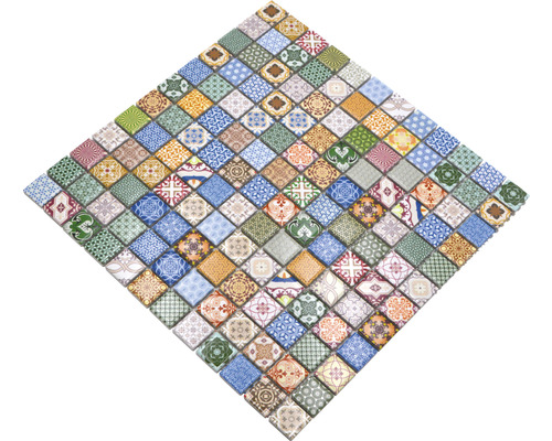 Mosaikfliesenmuster mit verschiedenen Designs