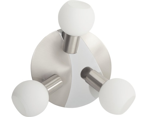 Wandleuchte mit drei runden Lampen