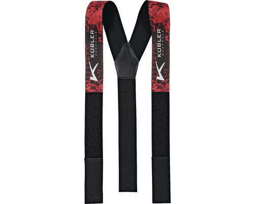 Hosenträger Universalgröße rot/schwarz
