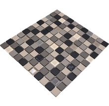 Mosaikfliese mit quadratischen Elementen