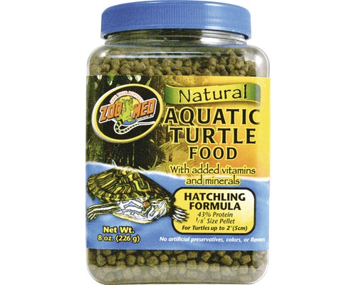Futterpellets für Wasserschildkröten ZOO MED Natural Aquatic Turtle Food Hatchling 226 g-0