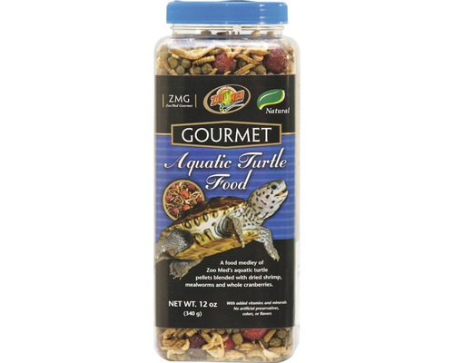 Schildkrötenfutter ZOO MED Gourmet Aquatic Turtle Food 312 g