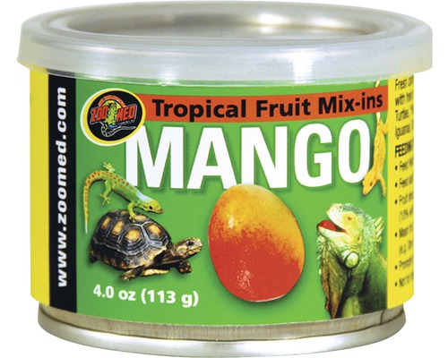 Reptilienfutter ZOO MED Tropical Fruit Mix-ins Mango 95 g Zoo Med Tropical Fruit Mix-ins Mango für Reptilien