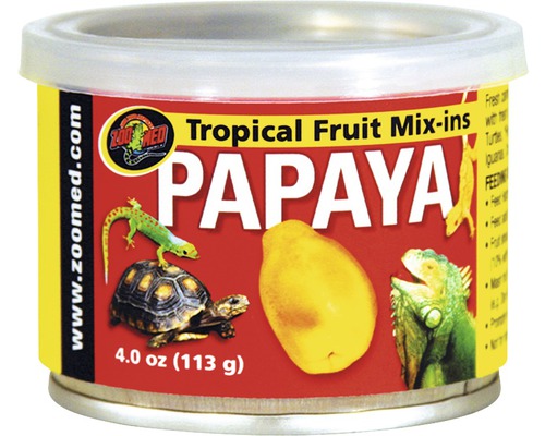 Reptilienfutter ZOO MED Tropical Fruit Mix-ins Papaya 95 g Zoo Med Tropical Fruit Mix-Ins Papaya Futter für Reptilien