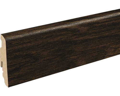 SKANDOR Sockelleiste Eiche FOEI125 FU60L 19 x 58 x 2400 mm Fußleiste mit Holzdekor