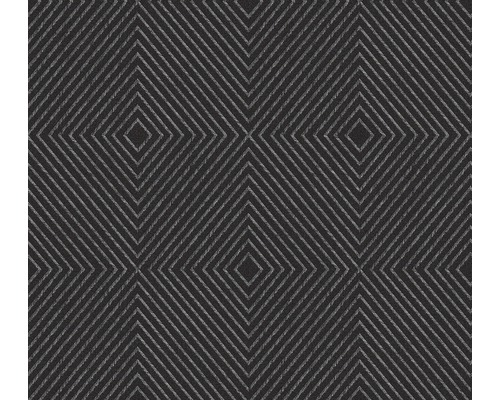 Vliestapete 36926-5 Metropolitan Stories 3D Kachel schwarz Tapete mit geometrischem Rautenmuster