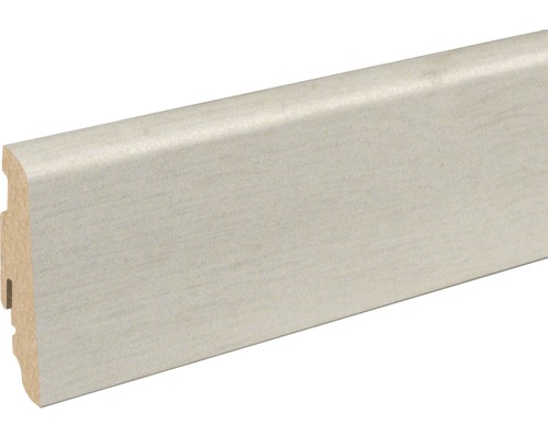 SKANDOR Sockelleiste Rovere Iceberg FOEI05D FU60L 19 x 58 x 2400 mm Sockelleiste aus Holz