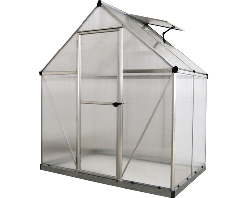 Gewächshaus mit Tür und Fenster zur Pflanzenaufzucht