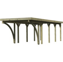 Einzelcarport Karibu Dahnen 3 Variante C 318x860 cm kesseldruckimprägniert