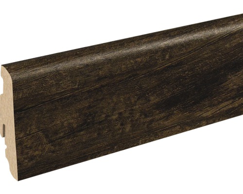 SKANDOR Sockelleiste Patchwood brown FOEI923 FU60L 19 x 58 x 2400 mm Sockelleiste mit Holzstruktur
