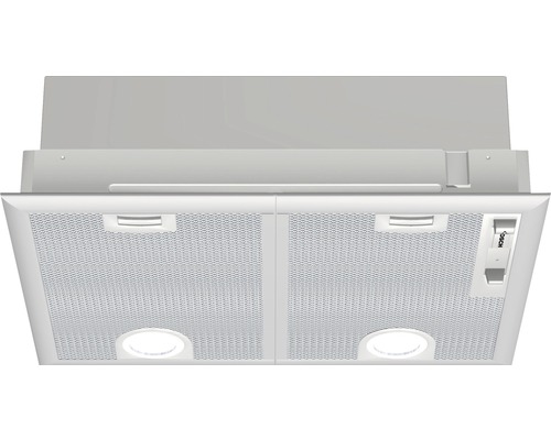 Lüfterbaustein Bosch DHL555BL BxT 53 x 38 cm edelstahl Bosch Logo Dunstabzugshaube mit zwei Lampen