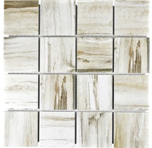 Mosaikfliese mit Holzoptik