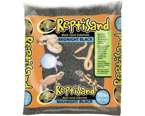 Quarzsand ZOO MED Repti Sand Midnight Black 4,5 kg