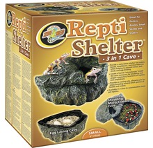 Zoo Med Repti Shelter 3-in-1 Höhle, ein natürlicher Unterschlupf für Reptilien und Amphibien