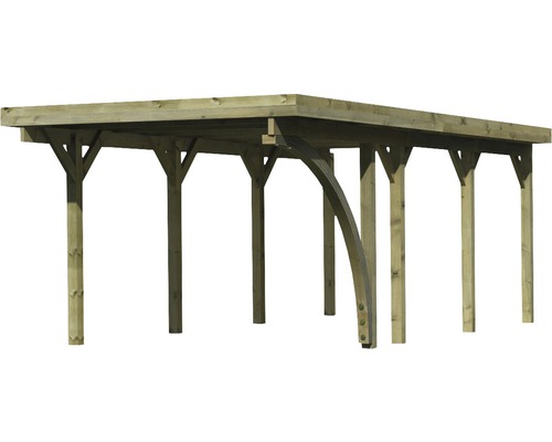Holz Carport mit Pfosten